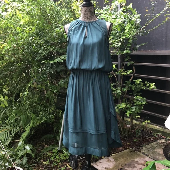 Ramy Brook | Dresses | Ramy Brook Green Dress L | Poshmark